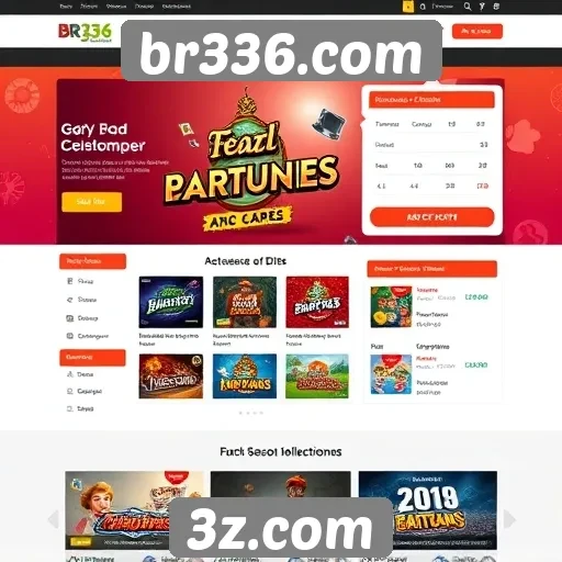 Evolução do design do site de jogos br336.com